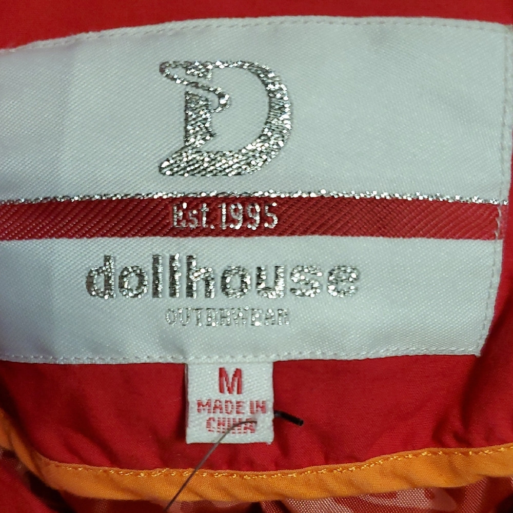 Dollhouse Vibrant Red and Orange Outerwear